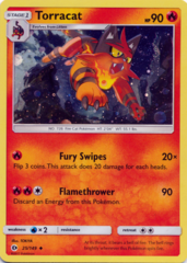 Torracat 25/149 Cosmos Holo Promo - Incineroar GX Premium Collection